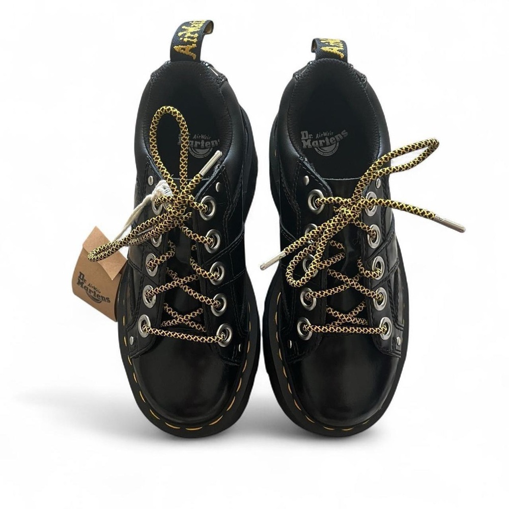 NWOT Dr. Martens Black Platform Bex Quad Max 5i patent leather - Picture 3 of 5